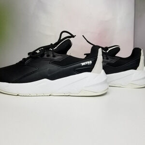 PUMA Women's Fierce Nitro Leather Casual Sneakers Size 7.5  Black NWT